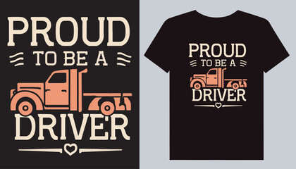 Driver tshirt design, driving