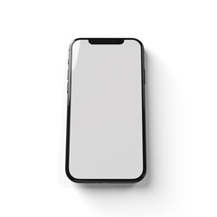 smartphone, 3D model in minimalism on a white background сreated with Generative Ai
