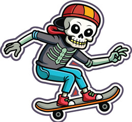 a-skeleton-doing -trick-on-a-skateboard-vector-.eps