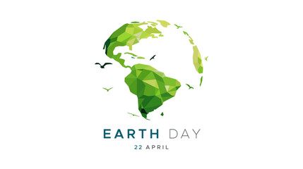 Happy World Earth Day, April 22. preserving nature. Care about the earth. Vector illustration with the concept of increasing awareness and appreciation of the world community 