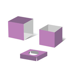 Square Candle box, 3D box