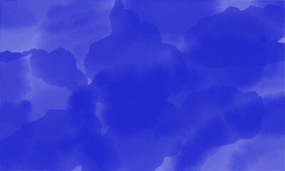 Beautiful vector colorful watercolor blue background for poster, brochure or flyer