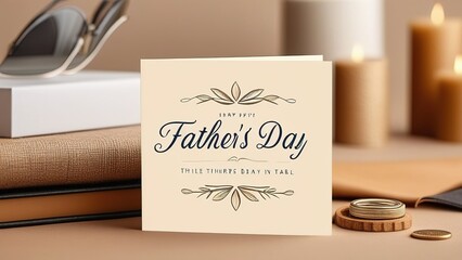 a postcard for Dad on Father's Day or father's birthday celebration,
