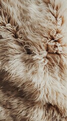 Fototapeta premium Short hair carpet, animal beige, generated with AI