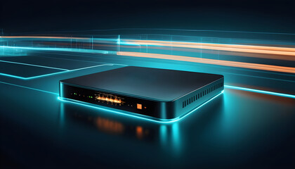 5G bandwidth internet technology as modern high speed futuristic 9