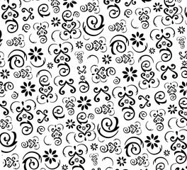 Seamless pattern in islamic style,calligraphy, illustration, Transparent