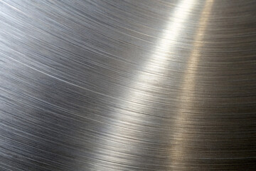 Brushed Metal Texture with Shiny Metallic Sheen and Scratches
