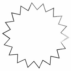 Abstract doodle geometric figure design illustration