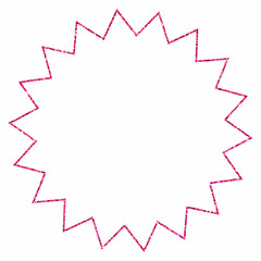 Abstract pink geometric figure design illustration