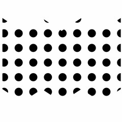 Abstract figure polka dot background