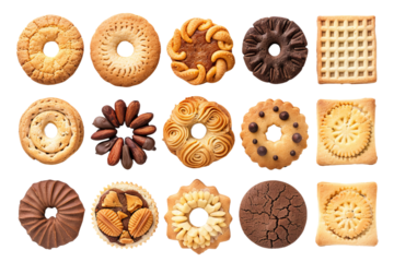 cookies isolated on white background
