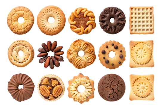cookies isolated on white background
