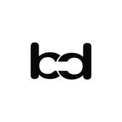 BD or DB logo icon