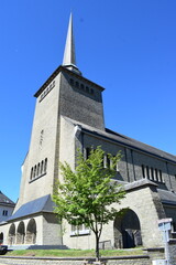 church in Sankt Vith - obrazy, fototapety, plakaty