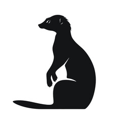 meerkat silhouette illustration