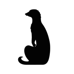 meerkat silhouette illustration