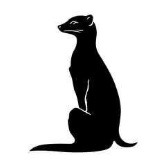 meerkat silhouette illustration