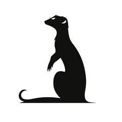 meerkat silhouette illustration