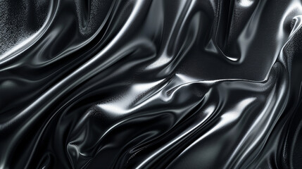 Obraz premium Black and Silver silk background