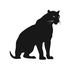 Black Panther  logo  Silhouette 
