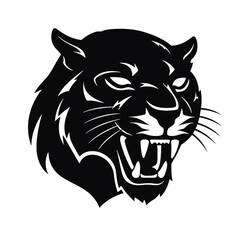 Black Panther  logo  Silhouette 