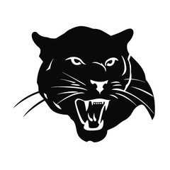 Black Panther  logo  Silhouette 