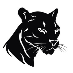 Black Panther  logo  Silhouette 