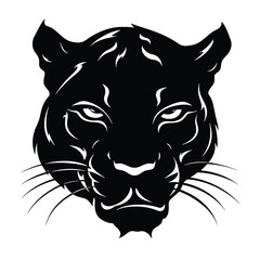 Black Panther  logo  Silhouette 