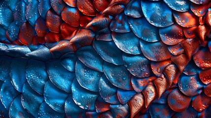 Color scaly dragon skin with high quality texture