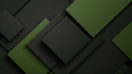 Black and Olive abstract shape background presentation design. PowerPoint and Business background.