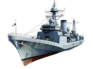 Fototapeta premium Horizon ship on transparent