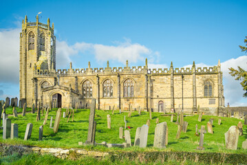 Fototapeta premium St Michael's Church - Coxwold North Yorkshire UK