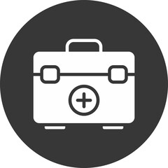 First Aid Kit  Glyph Inverted