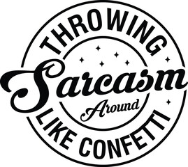 Sarcastic svg design