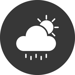 Nimbostratus Glyph Inverted