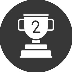 Trophy Glyph Inverted