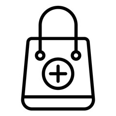 Vector Design Pharmacy Bag Icon Style