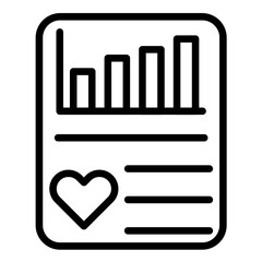 Vector Design Health Report Icon Style