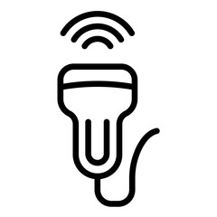 Vector Design Ultrasound Icon Style