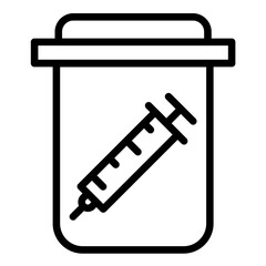 Vector Design Medical Waste Icon Style