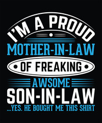 Fototapeta premium mother's day typographic t shirt design