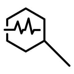 Vector Design Pulse Check Icon Style