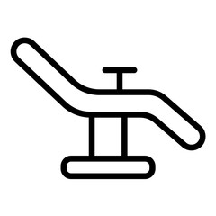 Vector Design Patient Chair Icon Style