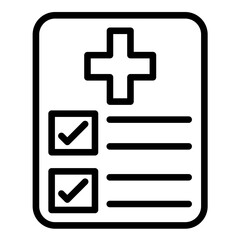 Fototapeta premium Vector Design Clinical Guidelines Icon Style