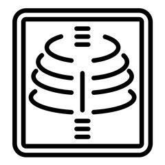 Vector Design Radiology Film Icon Style