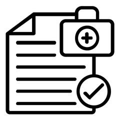 Vector Design Medical Procedure Icon Style