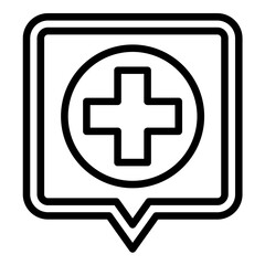 Vector Design Hospital Sign Icon Style