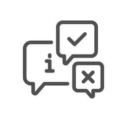 Business people meeting related icon outline and linear vector.
