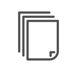 Business people meeting related icon outline and linear vector.
