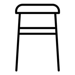Vector Design Backless Stool Icon Style